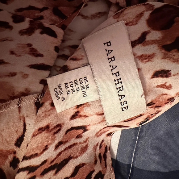 Sexy  fun cheetah blouse - Picture 3 of 3